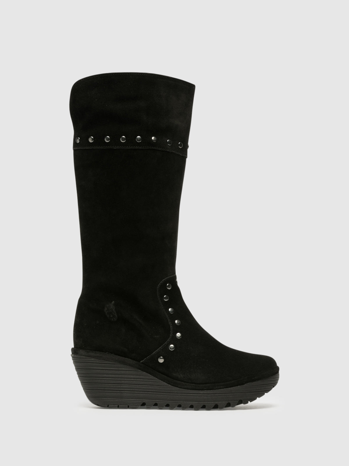 Fly London Black Studded Boots